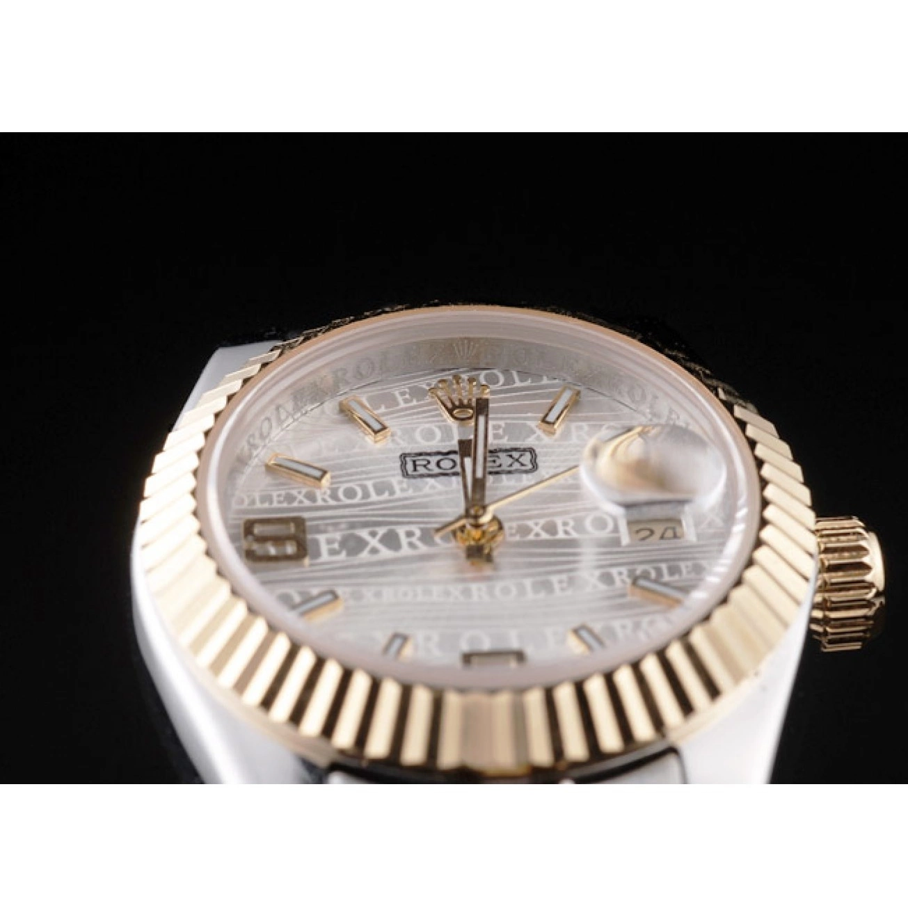 Aaa replica watch Stainless 98079 Tone Plated Rolex Datejust Two Steel Gold Yellow 0819